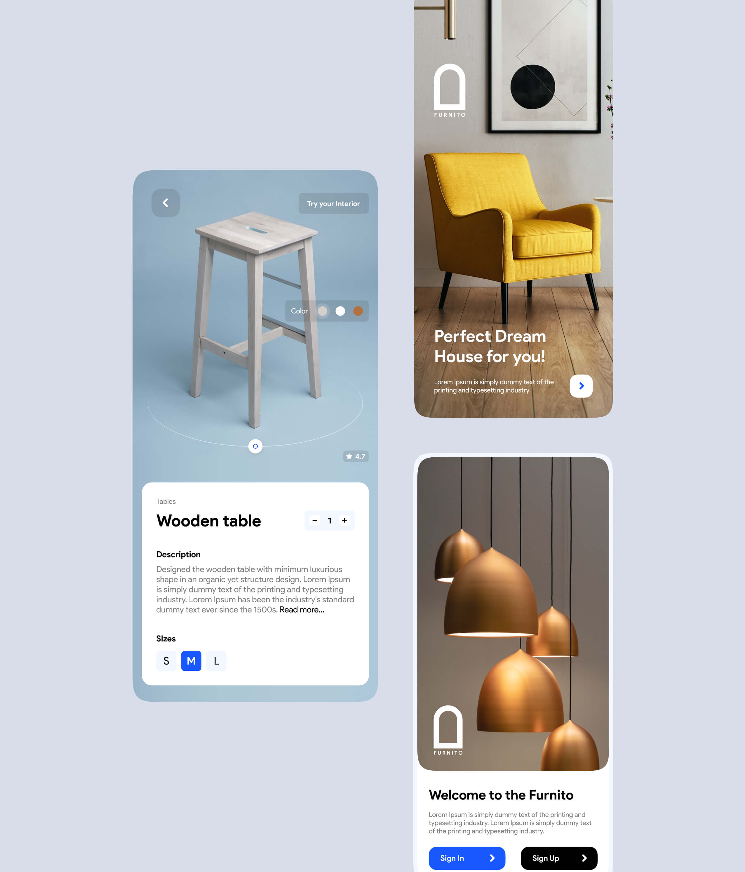 Immersive Furniture Experience